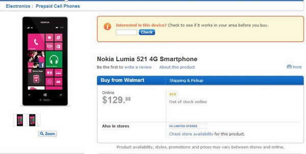 诺基亚Lumia521仅售799元_手机技巧