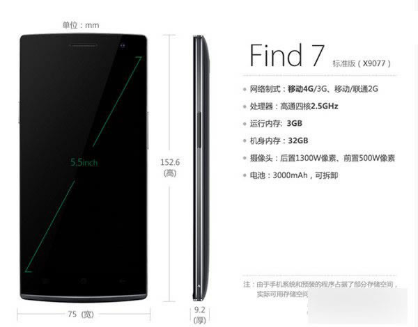 OPPO Find 7׼潵500Ԫ