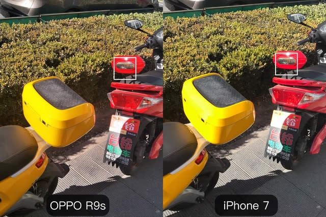 OPPO R9s拍照样张比较iPhone 7_手机技巧