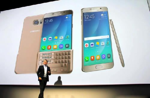 三星公布会公布产品列表表：S6 edge+/Note 5/Gear S2/Samsung Pay