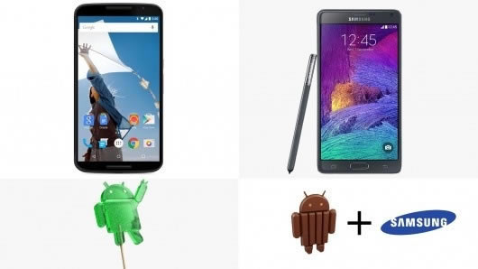 谷歌 Nexus 6 与三星 Galaxy Note 4 性价比详细区分