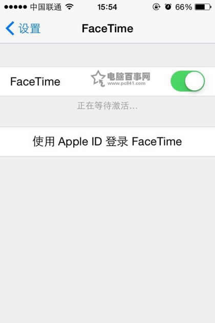 iPhone6如何激活FaceTime_iphone指南