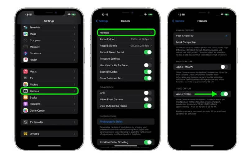 iPhone13如何拍摄ProRes视频 iPhone13拍摄ProRes视频方法_苹果手机_本站