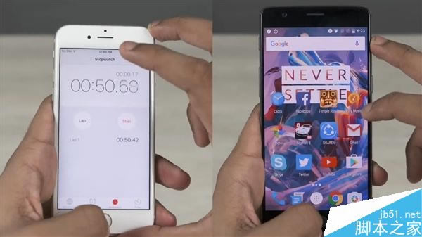 一加3对比iPhone 6S速度测试:遗憾落败