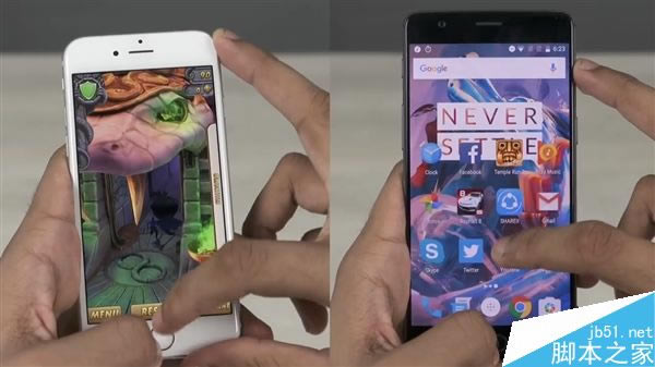 一加3对比iPhone 6S速度测试:遗憾落败