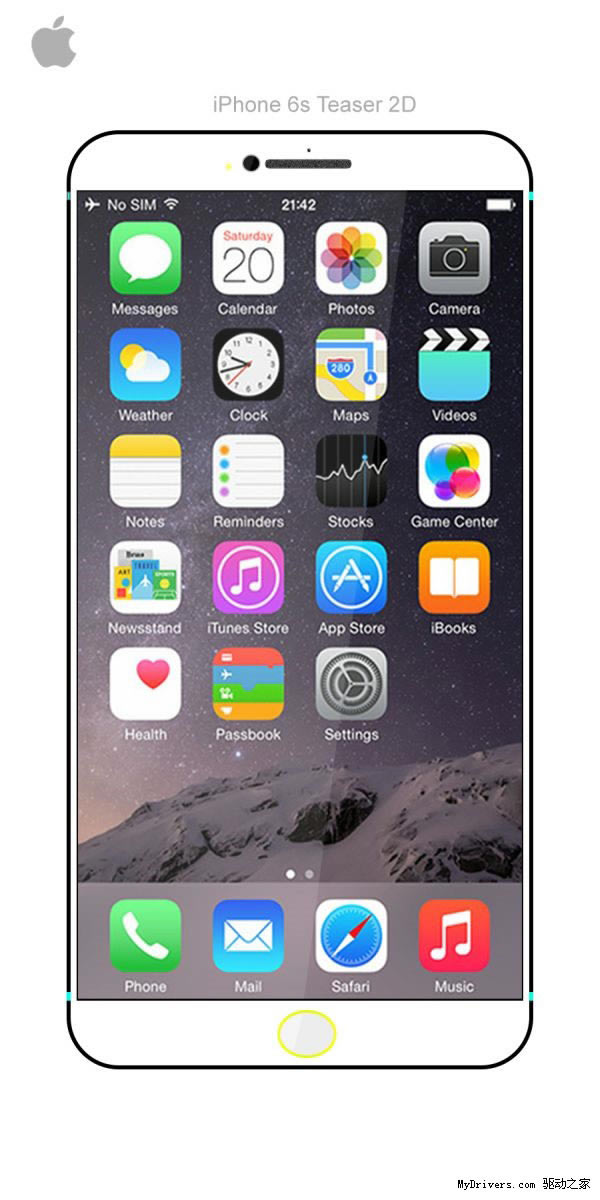 iPhone 6S概念设计再曝:配色大爱