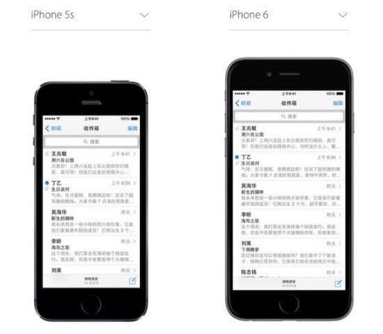 你造吗?iPhone6屏幕大了,但图标变小了_苹果手机_手机学院_本站