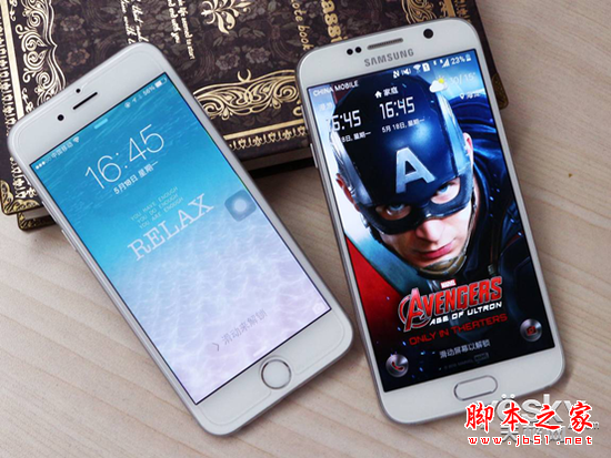 三星S6对比苹果iPhone 6对比测评_手机评测_手机学院_本站