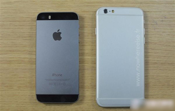 iPhone6与iPhone5s手机外观对比图文介绍