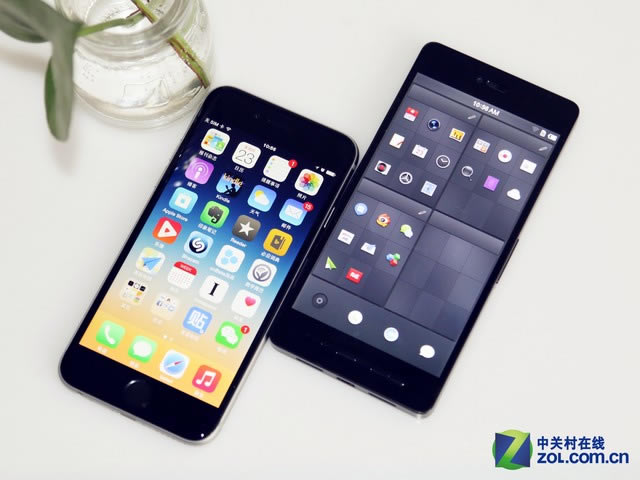 天生骄傲被完爆 锤子手机对比iPhone 6