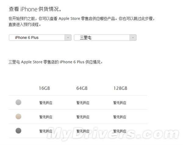 售罄了:果然还是大屏iPhone 6 Plus受欢迎