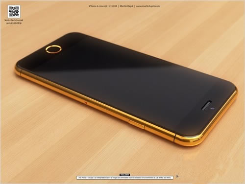 土豪金iPhone6袭来 土豪金iPhone的最新渲染图曝光_苹果手机_手机学院_本站