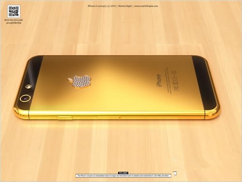 土豪金iPhone6袭来 土豪金iPhone的最新渲染图曝光_苹果手机_手机学院_本站