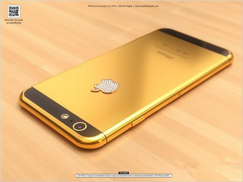 土豪金iPhone6袭来 土豪金iPhone的最新渲染图曝光_苹果手机_手机学院_本站