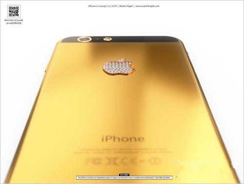 土豪金iPhone6袭来 土豪金iPhone的最新渲染图曝光_苹果手机_手机学院_本站
