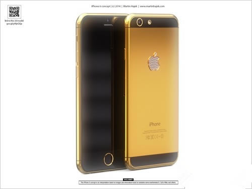 土豪金iPhone6袭来 土豪金iPhone的最新渲染图曝光_苹果手机_手机学院_本站