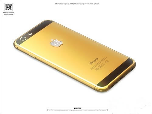 土豪金iPhone6袭来 土豪金iPhone的最新渲染图曝光_苹果手机_手机学院_本站