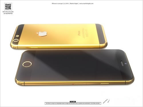 土豪金iPhone6袭来 土豪金iPhone的最新渲染图曝光_苹果手机_手机学院_本站