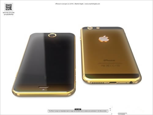 土豪金iPhone6袭来 土豪金iPhone的最新渲染图曝光_苹果手机_手机学院_本站