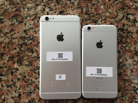 点击查看大图 偷跑?iPhone 6/6 Plus 真机提前在中国、越南出现(对比图/视频)_手机资讯_手机学院_本站