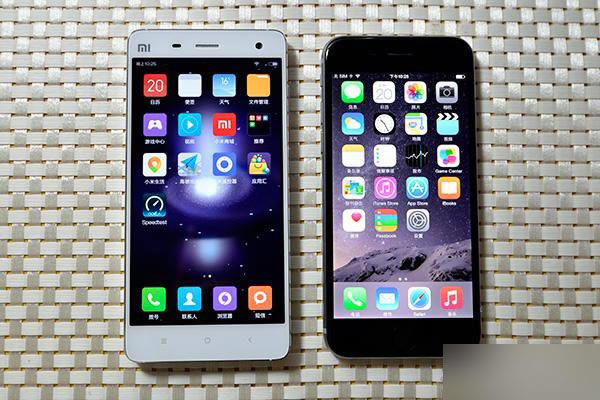 小米手机4对比iPhone6