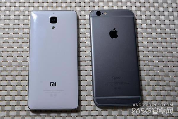 小米手机4对比iPhone6