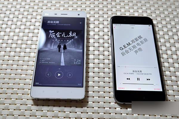 小米手机4对比iPhone6