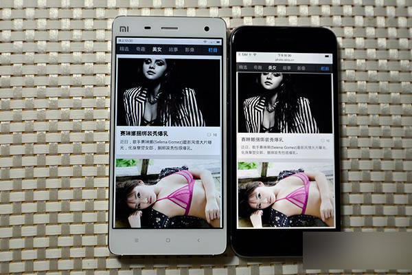 小米手机4对比iPhone6