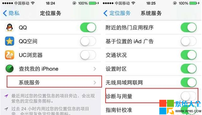 iPhone6哪些服务必须关