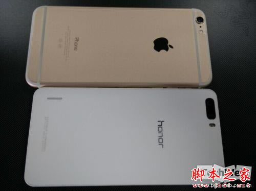 哪个更Plus?荣耀6 Plus与iPhone 6 Plus外观对比评测_手机评测_手机学院_本站