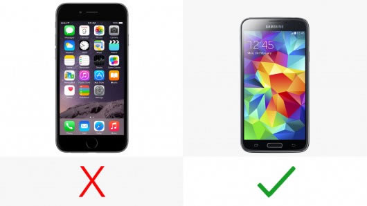 iPhone6 Plus与三星Galaxy S5哪一个好 iPhone6 Plus与Galaxy S5详细参数对比