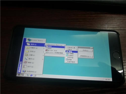 绝非山寨机 iPhone6Plus竟可运行Win98_苹果手机_手机学院_本站