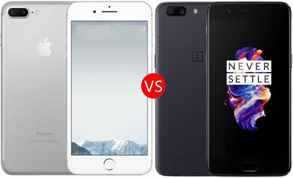 一加5和iPhone7 Plus哪个值得买?一加5和iPhone7 Plus全面对比评测_手机评测_手机学院_本站