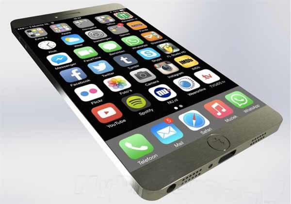 这个iPhone 7超帅! iPhone 7概念图:无边框+全金属机身_苹果手机_手机学院_本站