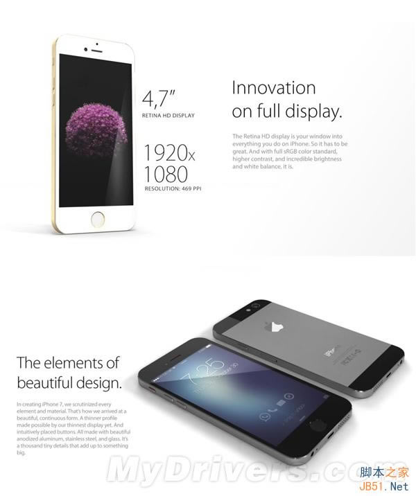 iPhone 7概念设计:帅到掉渣!