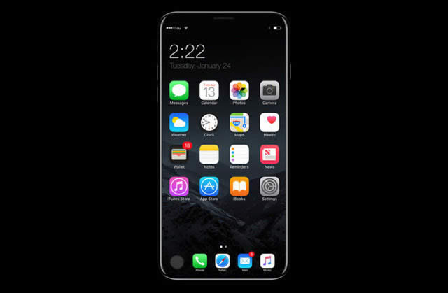 曝iPhone8屏幕将集成指纹识别 9月量产-科技资讯