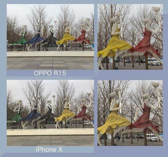 OPPO R15和iPhone X拍照哪个好?苹果X和OPPOR15相机规格及拍照样张对比_手机评测_手机学院_本站