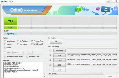 三星GALAXY CORE Prime(G3608移动4G) 恢复兼救砖