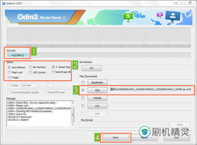 三星GALAXY Trend 3(G3508i移动版) 恢复教程兼救砖