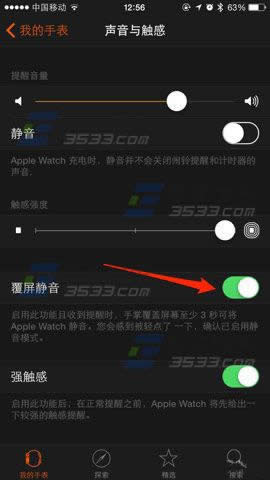 苹果手表Apple Watch覆屏静音如何才能打开_数码指南