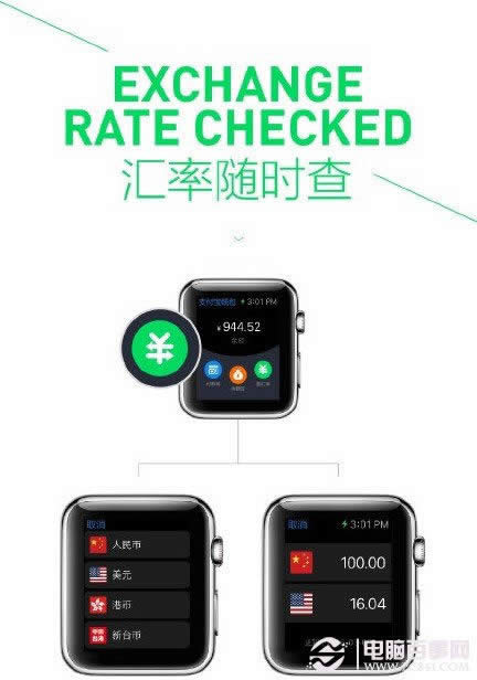 Apple Watch支付宝如何用 苹果手表支付宝钱包运用方法_数码配件