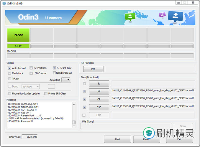 三星GALAXY Grand Prime救砖教程 G5308W线刷救砖教程