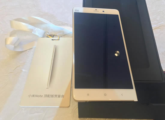 小米Note顶配版亮相