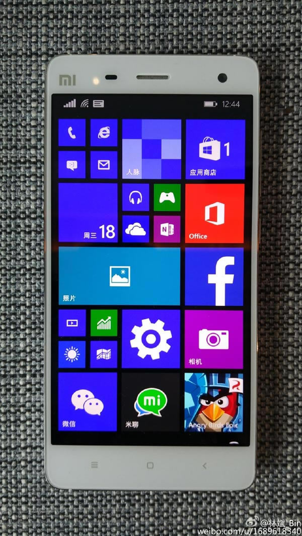 抢先看:小米4刷入Windows 10后是这样!
