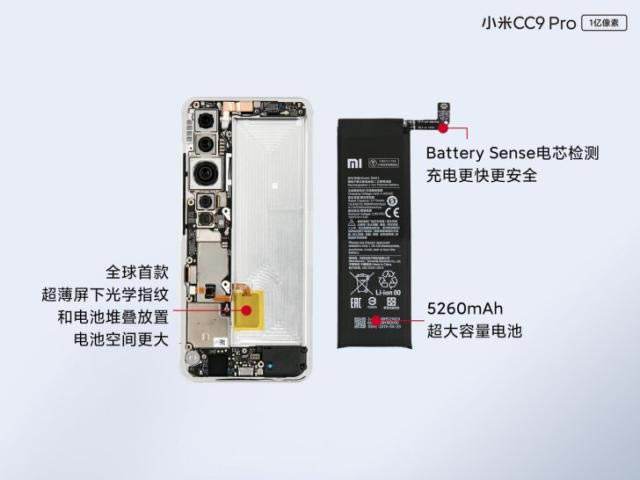 小米CC9 Pro内部做工如何 官方拆解小米CC9 Pro内部结构_手机评测_手机学院_本站