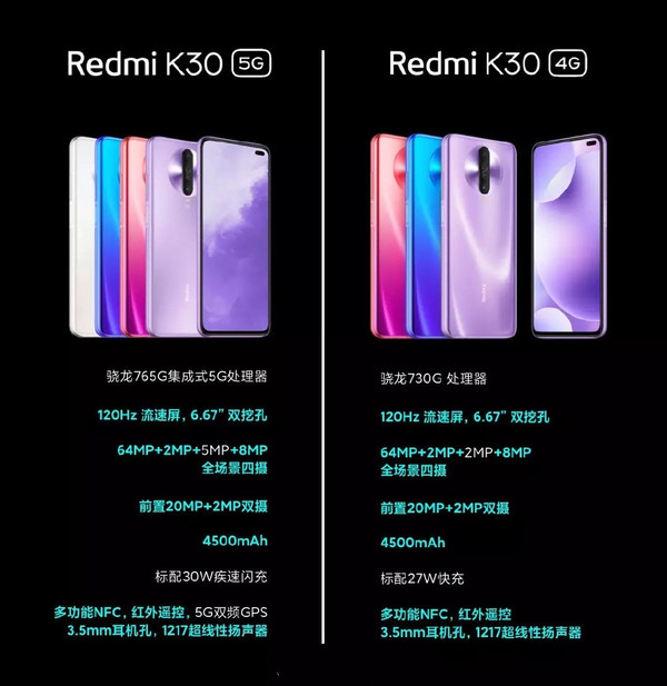 Redmi K304G版与5G版设置有何不同 一图比对Redmi K304G与5G版